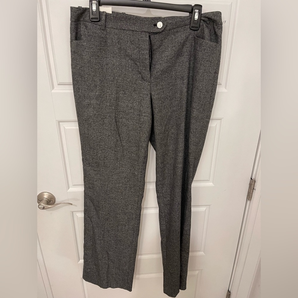 Calvin Klein Grey modern fit straight leg pants